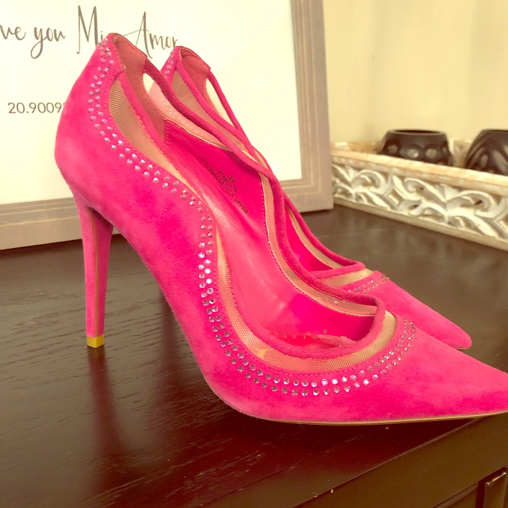 Hot pink Barbie Heels